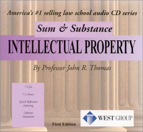 9780314264930: Sum and Substance Audio on Intellectual Property