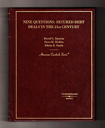 Stock image for Nine Questions: Secured Debt Deals in the 21st Century for sale by Defunct Books