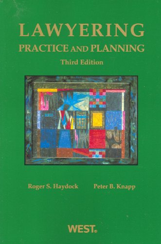 Stock image for Lawyering: Practice and Planning (Coursebook) for sale by HPB-Red