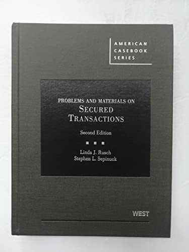 Stock image for Secured Transactions: Problems, Materials, and Cases (American Casebook Series) for sale by SecondSale