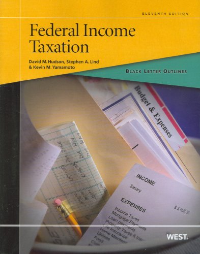 Stock image for Black Letter Outline on Federal Income Taxation, 11th (Black Letter Outlines) for sale by HPB-Red