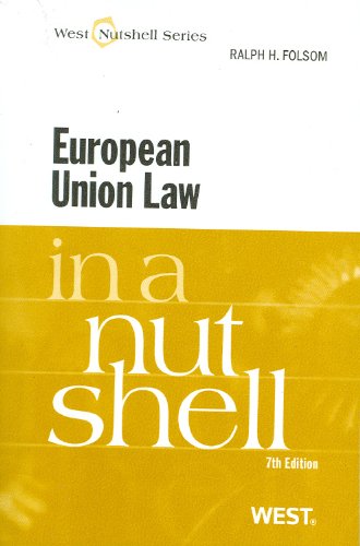 Beispielbild fr European Union Law in a Nutshell zum Verkauf von Anybook.com