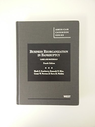 Stock image for Business Reorganization in Bankruptcy: Cases and Materials (American Casebook Series) for sale by HPB-Red