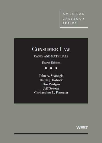 9780314277398: Consumer Law (American Casebook Series)