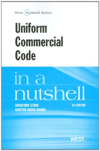 Stock image for Uniform Commercial Code in a Nutshell for sale by Better World Books