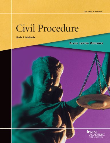 Stock image for Black Letter Outline on Civil Procedure (Black Letter Outlines) for sale by Wrigley Books