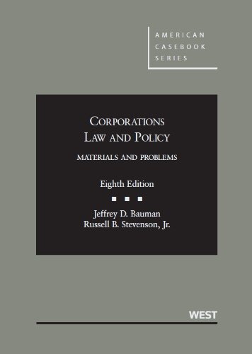 Beispielbild fr Corporations Law and Policy, Materials and Problems (American Casebook Series) zum Verkauf von BooksRun