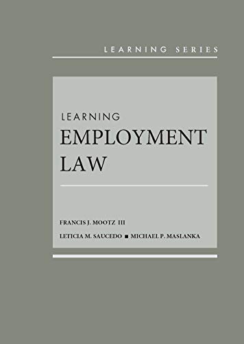 Imagen de archivo de Learning Employment Law Learning Series a la venta por PBShop.store UK