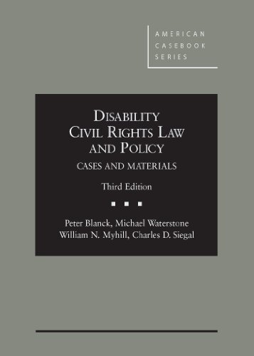 Beispielbild fr Disability Civil Rights Law and Policy: Cases and Materials zum Verkauf von Revaluation Books