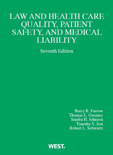 Beispielbild fr Law and Health Care Quality, Patient Safety, and Medical Liability zum Verkauf von ThriftBooks-Dallas