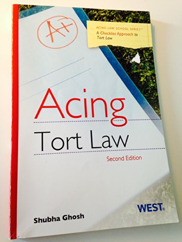 Stock image for Acing Tort Law for sale by ThriftBooks-Atlanta