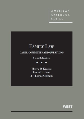 Imagen de archivo de Family Law: Cases, Comments and Questions, 7th (American Casebook Series) a la venta por HPB-Red