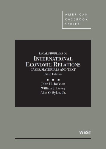 Beispielbild fr Materials and Texts on Legal Problems of International Economic Relations, 6th (American Casebook Series) zum Verkauf von Blue Vase Books