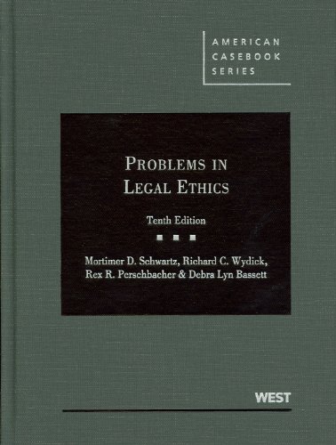 Beispielbild fr Problems in Legal Ethics zum Verkauf von ThriftBooks-Atlanta