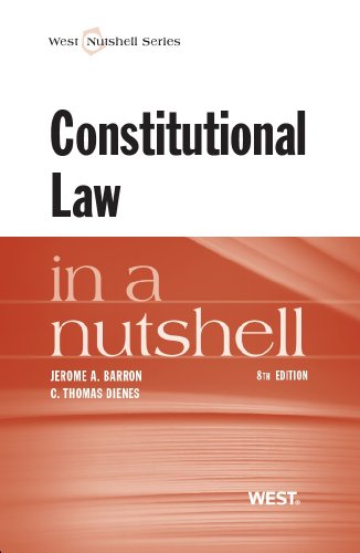 Stock image for Constitutional Law in a Nutshell (Nutshells) for sale by SecondSale