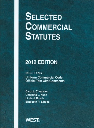 Beispielbild fr Selected Commercial Statutes, 2012 zum Verkauf von HPB-Red