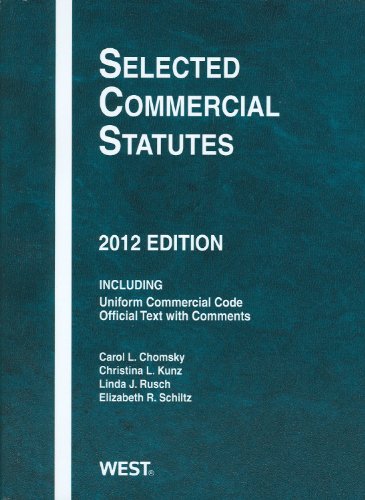 Imagen de archivo de Selected Commercial Statutes, 2012 a la venta por Hawking Books