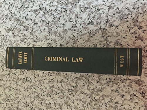 Beispielbild fr Handbook on Criminal Law zum Verkauf von Wonder Book