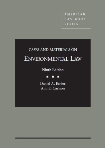 Beispielbild fr Cases and Materials on Environmental Law zum Verkauf von Buchpark