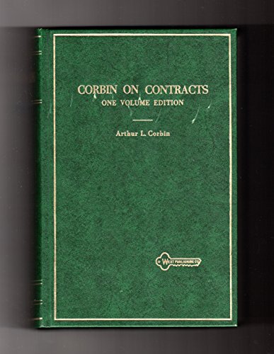 9780314284334: Corbin's Text on Contracts, Student Edition (Hornbook Series)