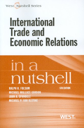 Beispielbild fr International Trade and Economic Relations in a Nutshell zum Verkauf von Better World Books