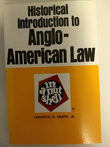 9780314284990: Historical Introduction to Anglo-American Law in a Nutshell