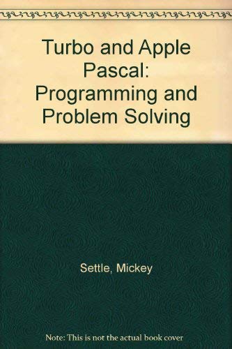 9780314285102: Turbo and Apple Pascal: Programming and Problem Solving