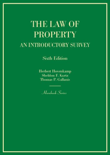 Stock image for Hornbook on the Law of Property: An Introductory Survey (Hornbooks) for sale by POQUETTE'S BOOKS