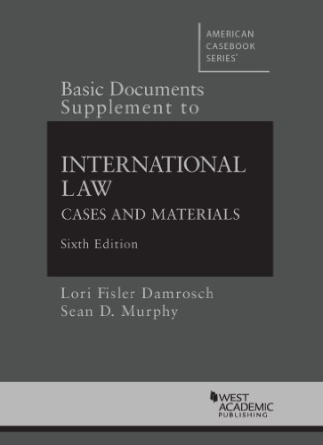 Imagen de archivo de Basic Documents Supplement to International Law, Cases and Materials, 6th (American Casebook Series) a la venta por BooksRun