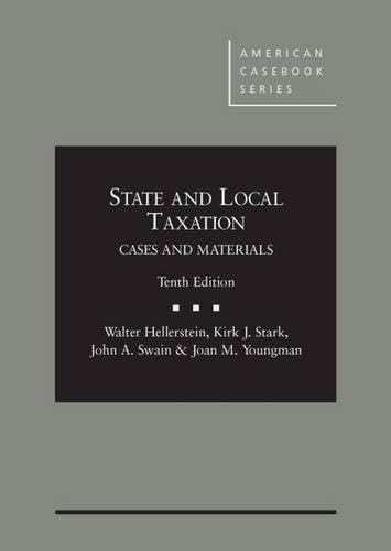 Beispielbild fr State and Local Taxation, Cases and Materials, 10th (American Casebook Series) zum Verkauf von BooksRun