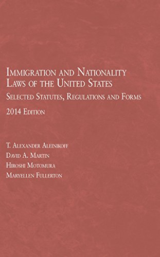 Beispielbild fr Immigration and Nationality Laws of the United States : Selected Stats, Regulations and Forms zum Verkauf von Better World Books