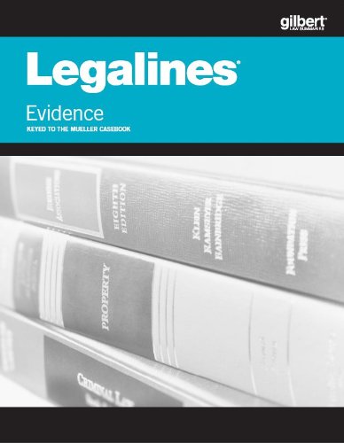 Stock image for Legalines on Evidence, Keyed to Mueller for sale by THE SAINT BOOKSTORE