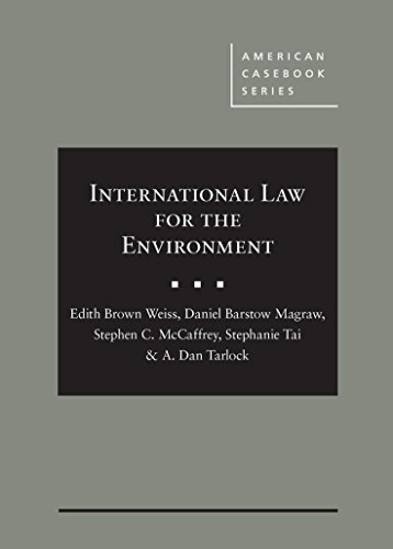 Beispielbild fr International Law for the Environment zum Verkauf von Better World Books