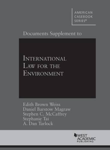 9780314288288: Documents Supplement to International Law for the Environment (American Casebook Series)