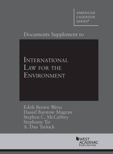 Immagine dell'editore per Documents Supplement to International Law for the Environment (American Casebook Series) venduto da World of Books (was SecondSale)