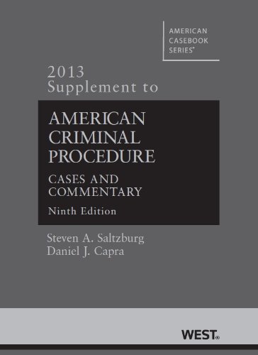Stock image for American Criminal Procedure, Cases and Commentary (American Casebook Series) for sale by HPB-Red