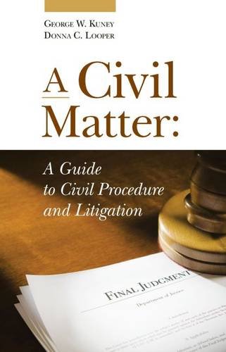 Beispielbild fr A Civil Matter (Coursebook) zum Verkauf von BooksRun
