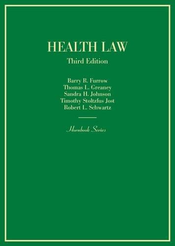 Beispielbild fr Health Law (Hornbooks) zum Verkauf von HPB-Red