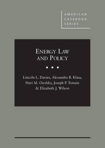 9780314289148: Energy Law and Policy
