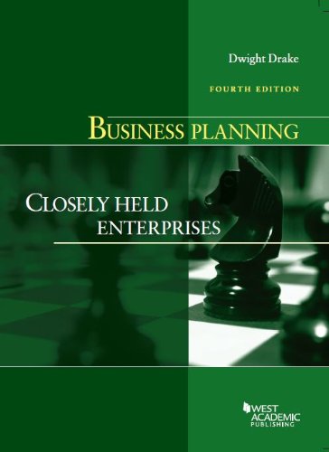 9780314289605: Business Planning: Closely Held Enterprises, 4th (American Casebook Series)