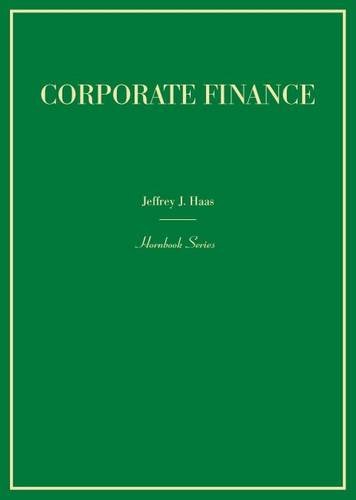 Stock image for Corporate Finance (Hornbooks) for sale by Textbooks_Source