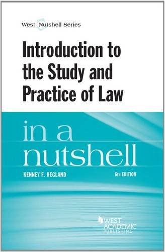 Beispielbild fr Introduction to the Study and Practice of Law in a Nutshell, 6th zum Verkauf von Better World Books