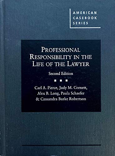 Beispielbild fr Professional Responsibility in the Life of the Lawyer (American Casebook Series) zum Verkauf von HPB-Red