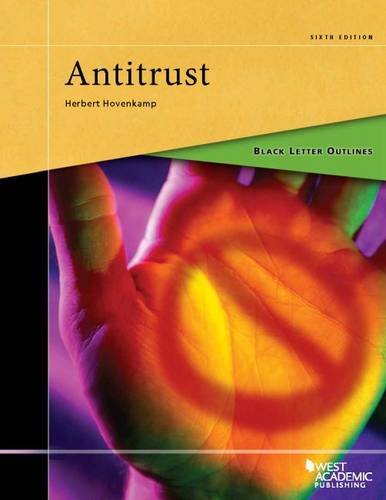 Imagen de archivo de Black Letter Outline on Antitrust (Black Letter Outlines) a la venta por Trip Taylor Bookseller