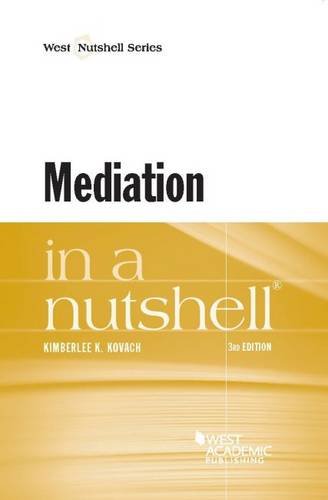 Stock image for Mediation in a Nutshell (Nutshells) for sale by HPB-Red
