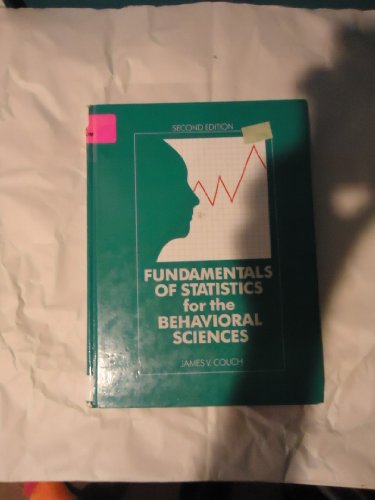 Imagen de archivo de Fundamentals of Statistics for the Behavioral Sciences a la venta por Better World Books