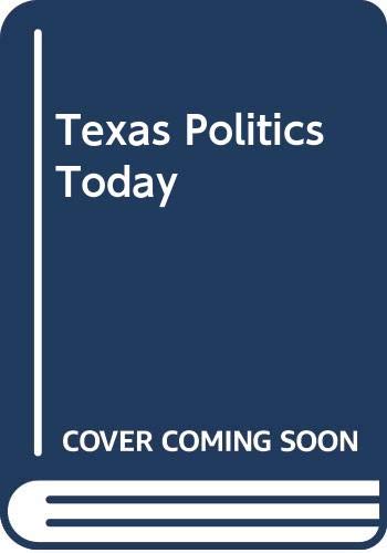 Stock image for Texas Politics Today for sale by HPB-Red