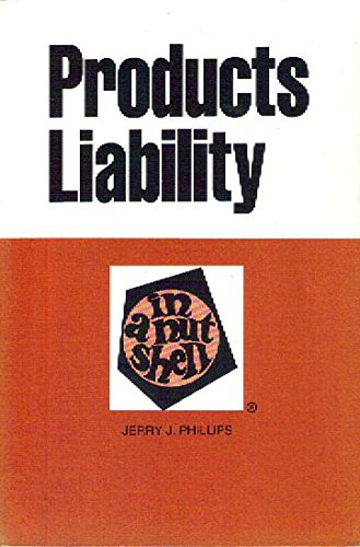 Stock image for Products Liability in a Nutshell for sale by Better World Books