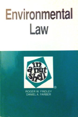 9780314408075: Title: Environmental law in a nutshell West Nutshell seri