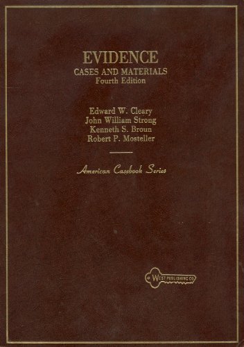 Stock image for Evidence: Cases and Materials (American Casebook Series) for sale by HPB-Red